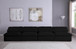Serene - Modular Armless 4 Seat Sofa
