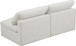 Plush - Modular Armless 2 Seat Sofa