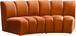 Infinity - 2 Piece Velvet Modular Sectional