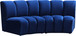Infinity - 2 Piece Velvet Modular Sectional