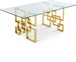 Pierre - Dining Table - Gold