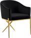 Xavier - Dining Chair with Gold Legs