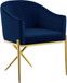 Xavier - Dining Chair with Gold Legs