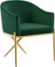 Xavier - Dining Chair with Gold Legs