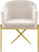 Xavier - Dining Chair with Gold Legs
