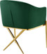 Xavier - Dining Chair with Gold Legs