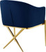 Xavier - Dining Chair with Gold Legs