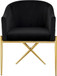 Xavier - Dining Chair with Gold Legs