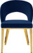 Roberto - Dining Chair with Gold Legs