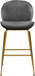 Paris - Stool with Gold Legs (Set of 2)