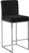 Giselle - Stool with Chrome Legs