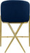 Xavier - Counter Stool with Gold Legs
