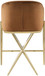 Xavier - Counter Stool with Gold Legs