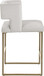 Caleb - Counter Stool with Gold Legs (Set of 2)