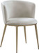 Skylar - Dining Chair with Gold Legs (Set of 2)