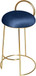 Ring - Counter Stool with Gold Legs