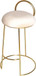 Ring - Counter Stool with Gold Legs