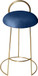 Ring - Counter Stool with Gold Legs