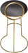 Ring - Counter Stool with Gold Legs