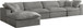 Cozy - 5 Piece Modular Sectional With Chaise