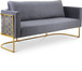 Casa - Sofa with Gold Legs