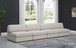 Beckham - Modular 4 Seats Armless Sofa