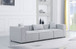 Cube - Linen Modular 3 Seat Sofa