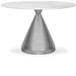 Emery - Marble/Stone Dining Table - White
