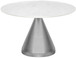 Emery - Marble/Stone Dining Table - White