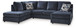Albar Place - Sectional With Ottoman