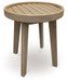 Marina Sun - Round End Table - Beige