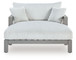 Hurley Park - Chaise Lounge With Cushion - Gray