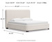 Brintstreet - King Upholstered Bed - Beige
