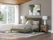 Chirason - Upholstered Bed With Roll Slats