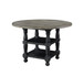 D00511 - Round Gathering Table - Gray / Black