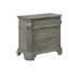 B01550 - Nightstand (Double USB/LED/WiFi) - Gray