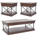 Tribeca - 3 Piece Table Set - Dark Brown