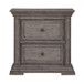Big Valley - 2 Drawer Night Stand w/ Charging Station