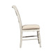 Whitney - Slat Back Side Chair - Antique Linen / Weathered Gray