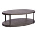 Modern View - Oval Cocktail Table - Dark Gray