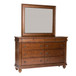 Rustic Traditions - Sleigh Bed, Dresser & Mirror