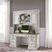 Magnolia Manor - Jr Executive Credenza Hutch - White
