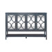 Circle View - Four Door Accent Cabinet - Blue