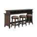 Paradise Valley - 4 Piece Living Room Set - Dark Brown