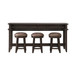 Paradise Valley - 4 Piece Living Room Set - Dark Brown