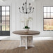 River Place - Pedestal Table Set - White