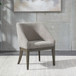 Cascade Falls - Upholstered Side Chair (RTA) - Satin Espresso