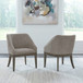 Cascade Falls - Upholstered Side Chair (RTA) - Satin Espresso