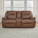 Cameron - Loveseat With Console P3 & ZG - Saddle