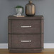 Cascade Falls - Nightstand With Charging Station - Satin Espresso
